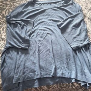 American Eagle Outfitters Slate Blue Short Sleeve Tee